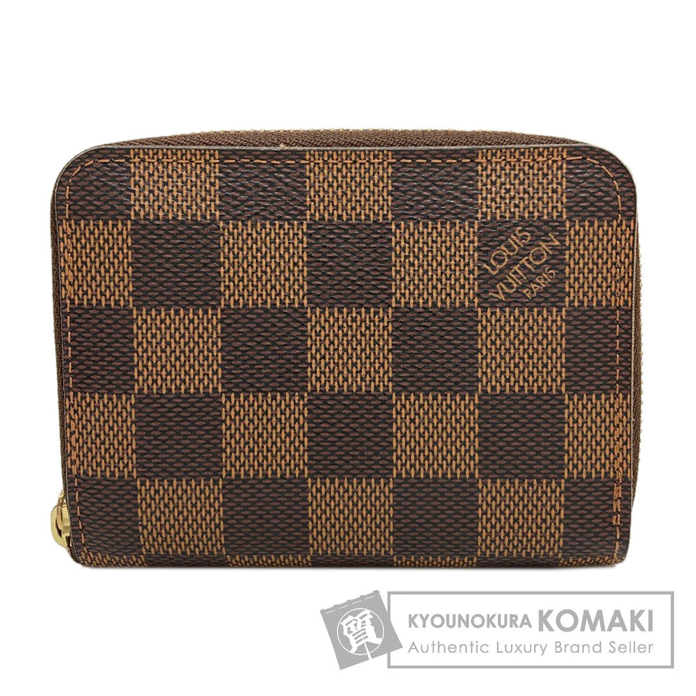 Louis Vuitton Zippy Wallet Coin Damier Canvas Case